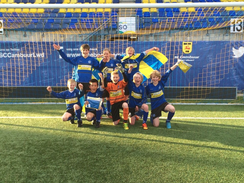 De winnaars van de avond: Leeuwarder Zwaluwen